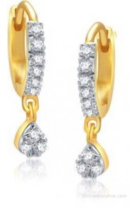 VK Jewels Brass, Alloy Hoop Earring